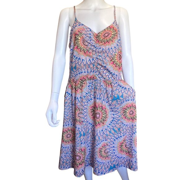 Yathon Floral Polka Dot Boho Print Spaghetti Strap Sundresses Womens Sz XL 3-Pk - Picture 13 of 16